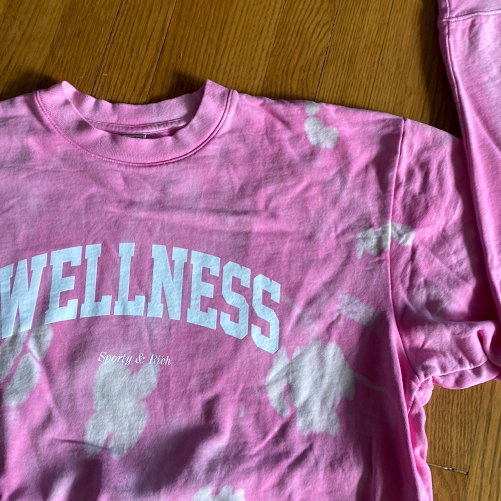 Sporty and Rich tie dye sweatshirt